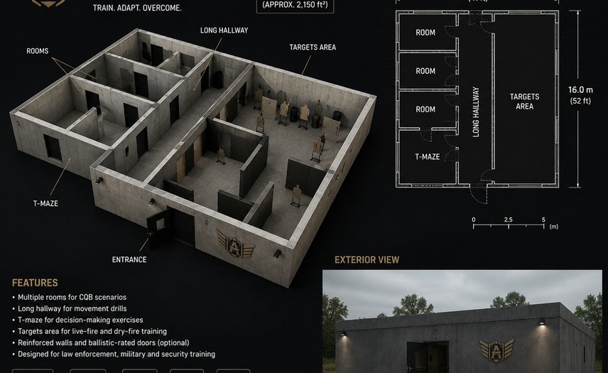 Modular scenario training structure concept