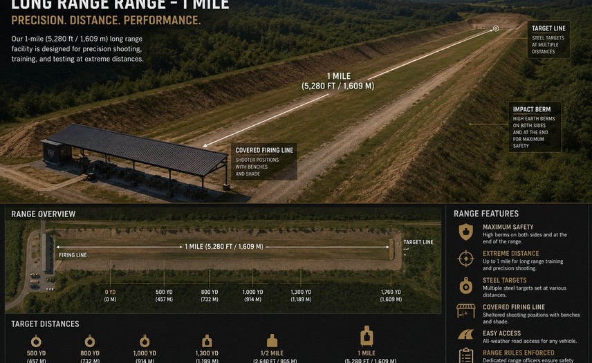 Representative long-range recreational shooting experience